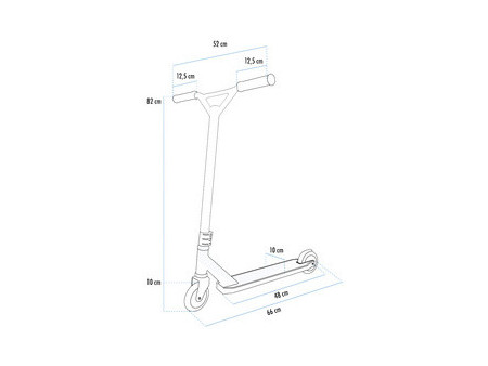 SCHILDKRÖT Trottinette Stunt Scooter Untwist Ocean