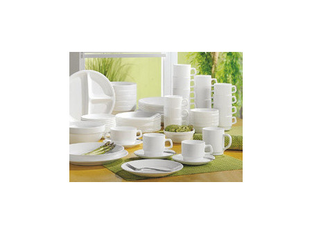 Esmeyer Arcoroc Assiette plate, 252 mm, blanc