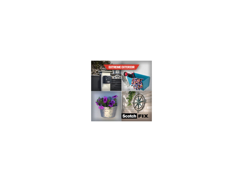 Scotch-FIX Ruban adhésif double face pour extérieur, 1,5 m