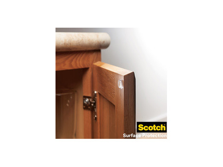 Scotch Pastille antichoc élastique, 21 x 21 mm, transparent