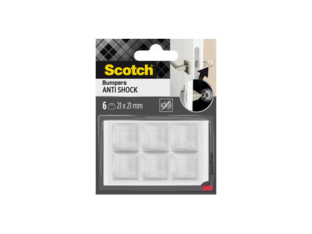 Scotch Pastille antichoc élastique, 19 mm, transparent