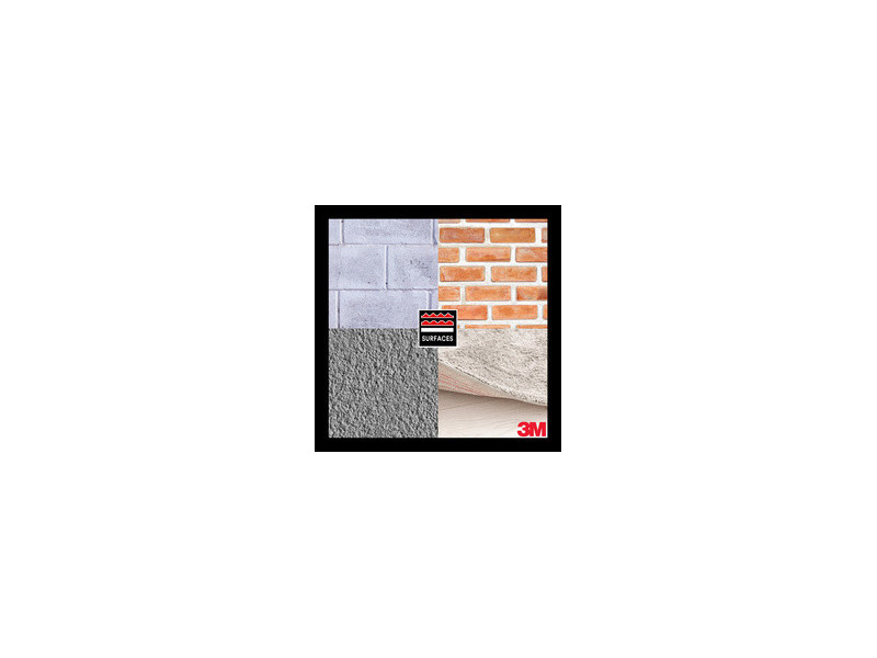 3M Ruban adhésif pour béton 399, 44 mm x 50 m, jaune