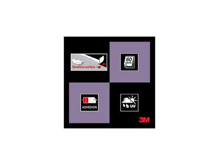 3M Ruban de masquage 2071, 36 mm x 50 m, violet