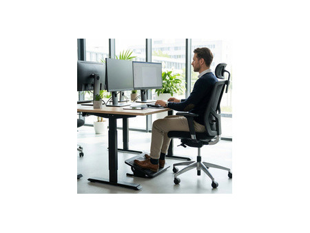 LogiLink Repose-pieds, réglable en hauteur, noir