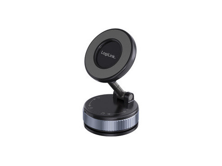LogiLink Support magnétique de smartphone, 2 bras, noir