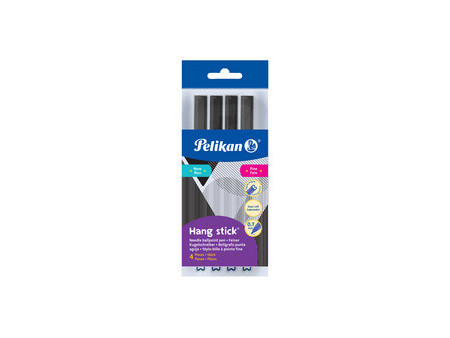 Pelikan Stylo à bille Hang Stick, 0,7 mm, sachet de 4