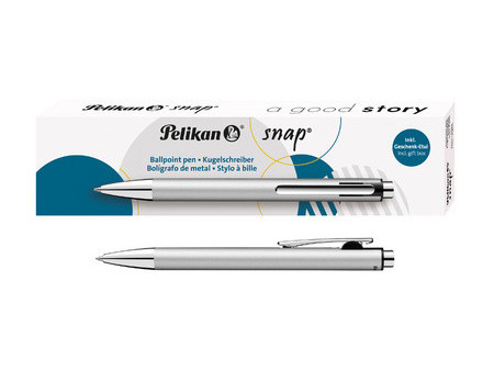 Pelikan Stylo à bille rétractable Snap Metallic, or rose