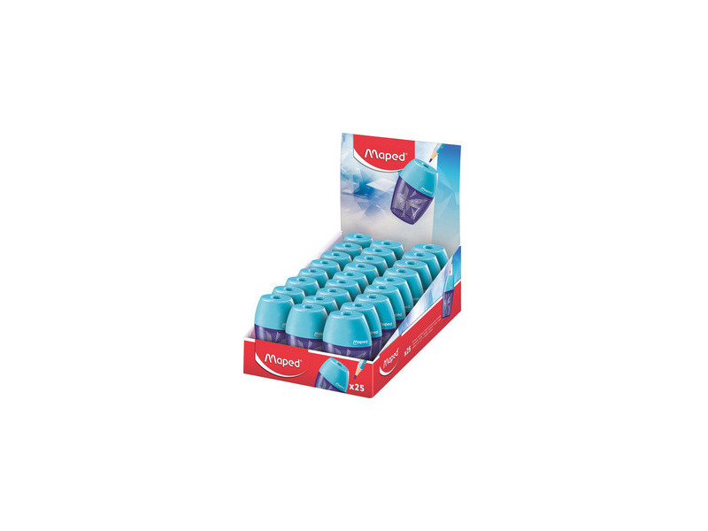 Maped Taille-crayon ARCTIC, en plastique, présentoir de 25
