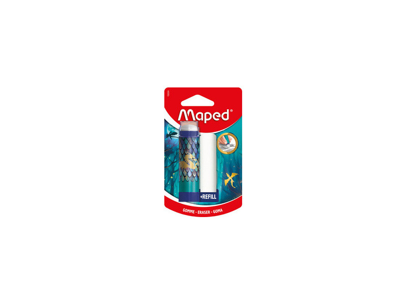 Maped Gomme en plastique DRAGON + recharge, blister