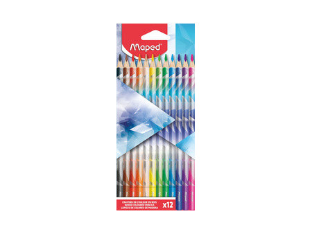 Maped Crayon de couleur ARCTIC, étui en carton de 12