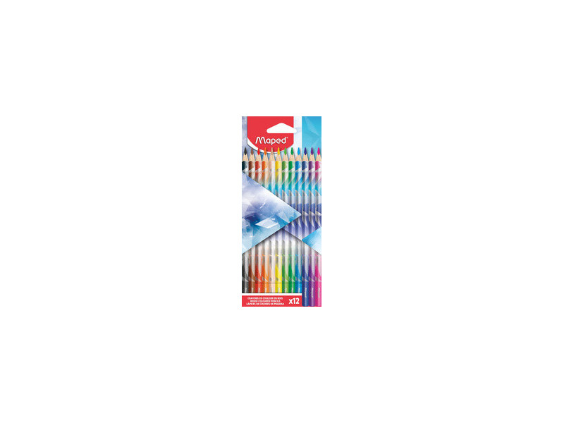 Maped Crayon de couleur ARCTIC, étui en carton de 12