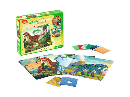 Maped Creativ Kit de mosaïque DINOSAURES, 12 pièces
