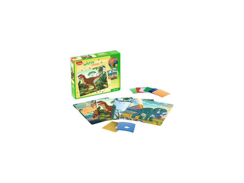 Maped Creativ Kit de mosaïque DINOSAURES, 12 pièces