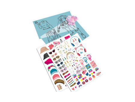 Maped Creativ Table à dessin LED AVATAR FASHION BFF, rose
