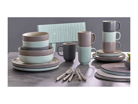 Ritzenhoff & Breker Service à café JASPER, 12 pièces, gris