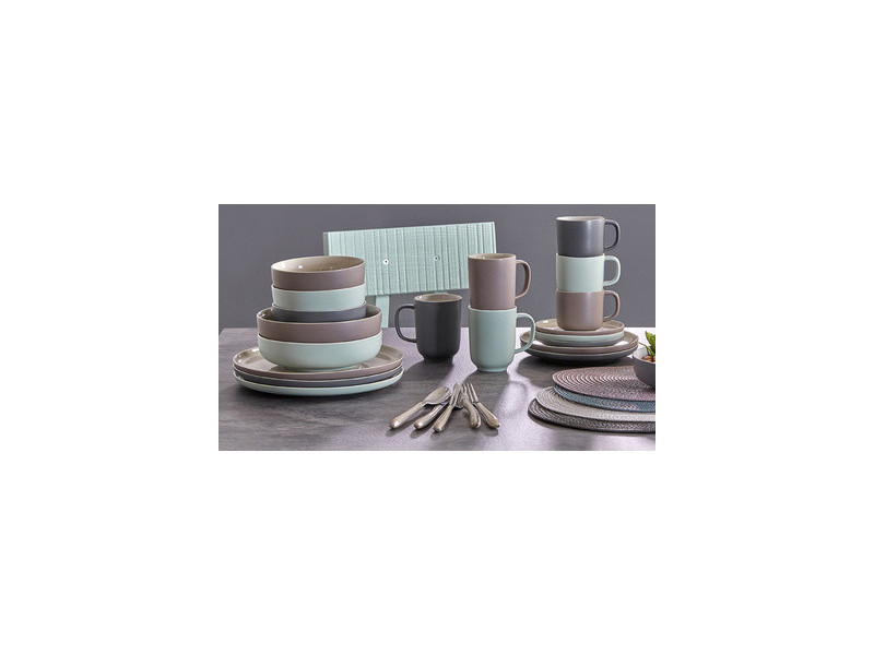Ritzenhoff & Breker Service de table JASPER, 8 pièces, gris