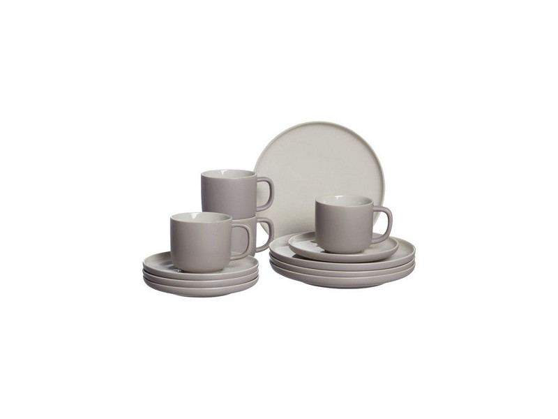 Ritzenhoff & Breker Service à café JASPER, 12 pièces, taupe