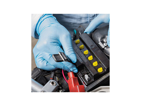 HYGOSTAR Gant nitrile EXTRA SAFE, M, sans poudre, bleu