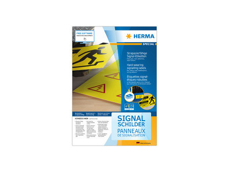 HERMA Étiquette signalétique SPECIAL, 99,1 x 42,3 mm, jaune
