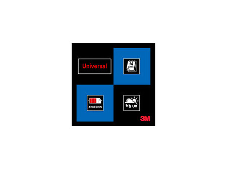 3M Ruban de masquage universel 2090, 30 mm x 50 m, bleu
