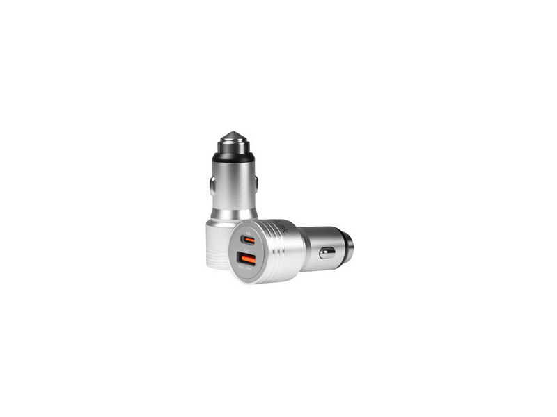 LogiLink Chargeur USB pour voiture, 2 ports, 20 W, argent