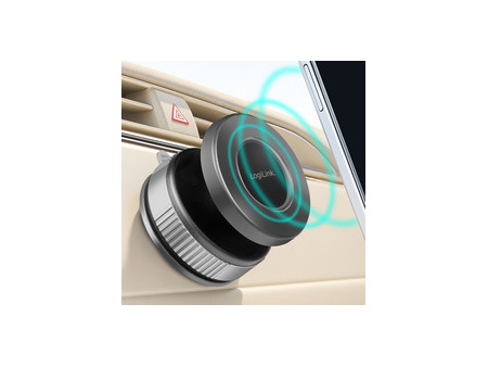 LogiLink Support magnétique de smartphone, noir