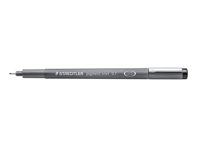 STAEDTLER Feutre à pigment, largeur du tracé: 0,7 mm, noir
