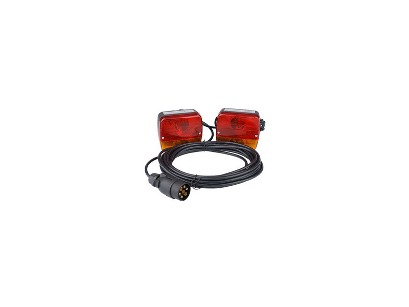 IWH Feu arrière de remorque avec aimant, 6 fonctions, 12V