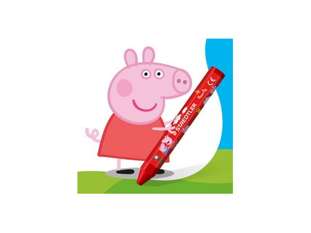 STAEDLTER Craie à la cire Noris junior Peppa, étui de 12