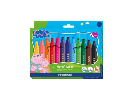 STAEDTLER Feutre Noris junior Peppa, étui en carton de 6