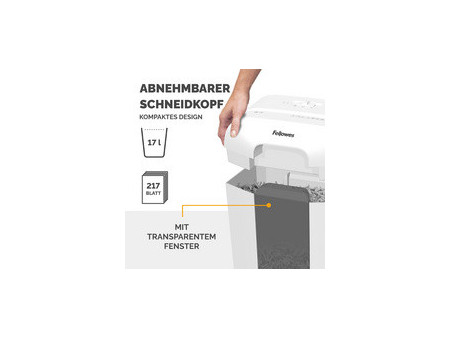 Fellowes Destructeur de documents Powershred LX50, blanc