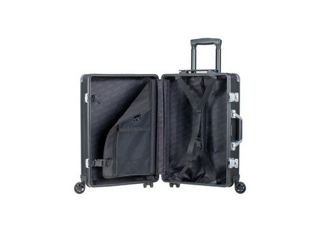 Alumaxx Trolley de voyage, en aluminium, noir mat