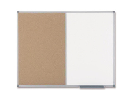 nobo Tableau mixte, fond blanc/liège, dimensions: (L)900 x