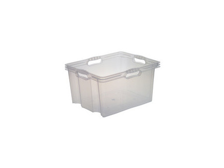 keeeper Boîte de rangement 'franz', 24 litres, crystal-grey