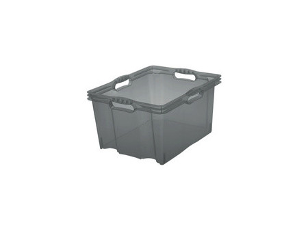 keeeper Boîte de rangement 'franz', 24 litres, crystal-grey