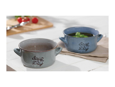 Ritzenhoff & Breker Tasse à soupe TASTY Bleu, 570 ml