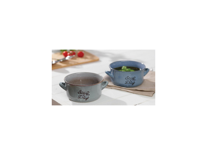 Ritzenhoff & Breker Tasse à soupe TASTY Bleu, 570 ml