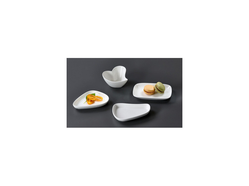 Ritzenhoff & Breker Bol à sauce GUSTO rectangulaire, blanc