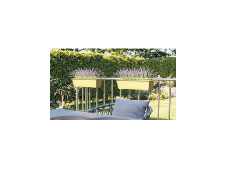 tera Kit de jardinière 'Birka', support inclus, blanc