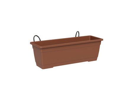 tera Kit de jardinière 'Birka', support inclus, rouge foncé