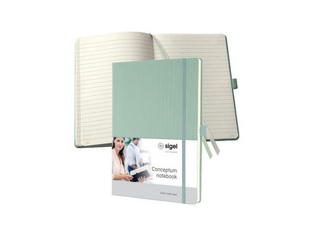 sigel Carnet de notes Conceptum, A4, ligné, menthe