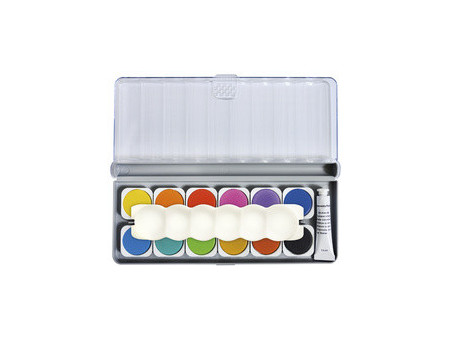 EBERHARD FABER Boîte de peinture WINNER, 12 couleurs