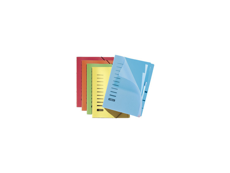PAGNA Trieur, A4, PP, 6 compartiments, assorti