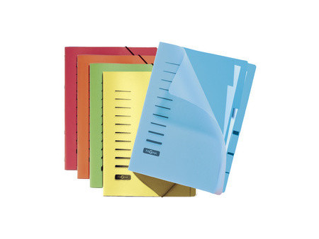 PAGNA Trieur, A4, PP, 6 compartiments, rouge