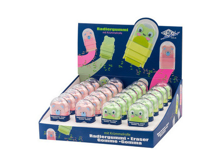 WEDO Gomme en plastique Clean Animal, présentoir de 24