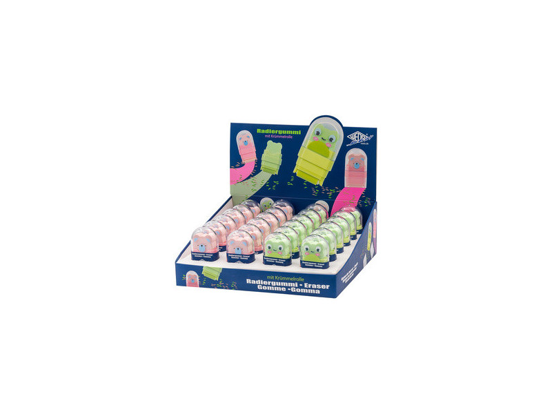 WEDO Gomme en plastique Clean Animal, présentoir de 24