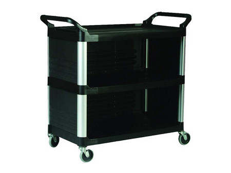 Rubbermaid Chariot de service X-Tra Cart, 3 étages, noir