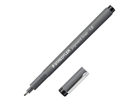 STAEDTLER Feutre à pigment, largeur du tracé: 1,0 mm, noir