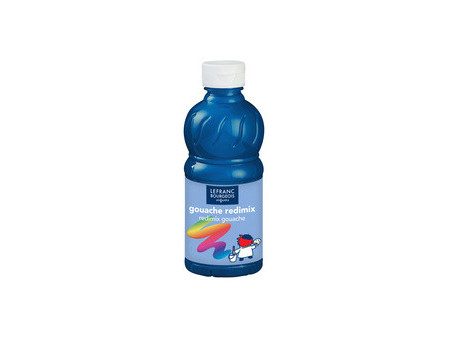 LEFRANC BOURGEOIS Gouache liquide 250 ml, bleu primaire