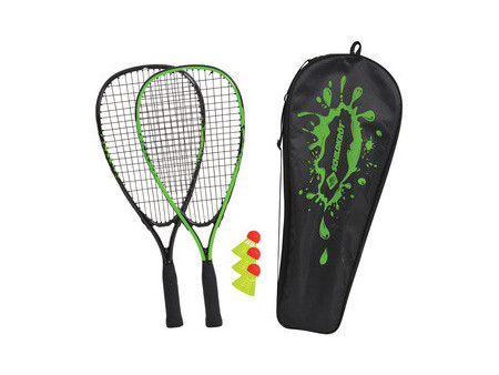 SCHILDKRÖT Set de speed badminton, noir / vert